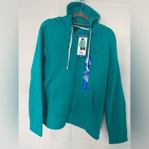 NWT Ladies Beautiful Hoodie Sweatshirt in unique Green from Nautica / Large